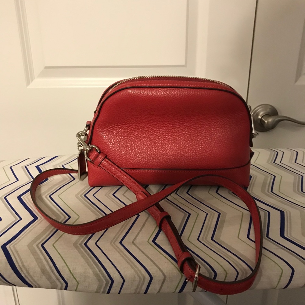 Coach Leather Domed Crossbody Bag - Picture 2 of 5